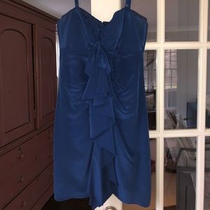 Royal blue, detachable straps